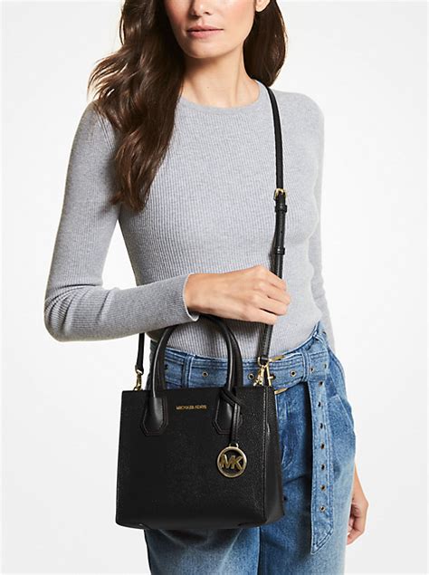 michael kors studio mercer crossbody black medium|michael kors extra small crossbody.